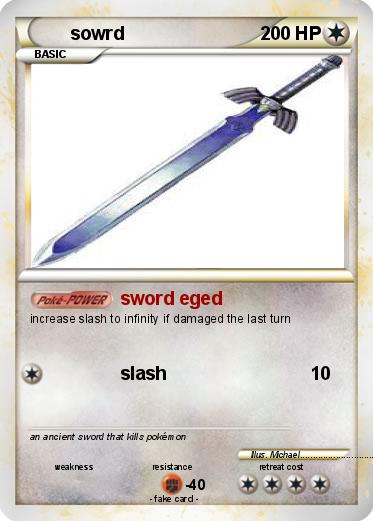 Pokemon sowrd