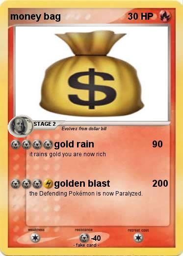 Pokemon money bag