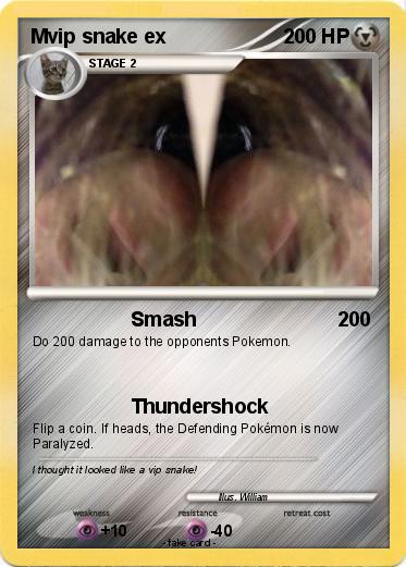 Pokemon Mvip snake ex