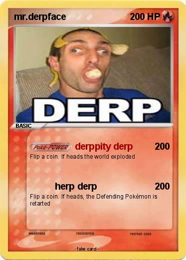 Pokemon mr.derpface