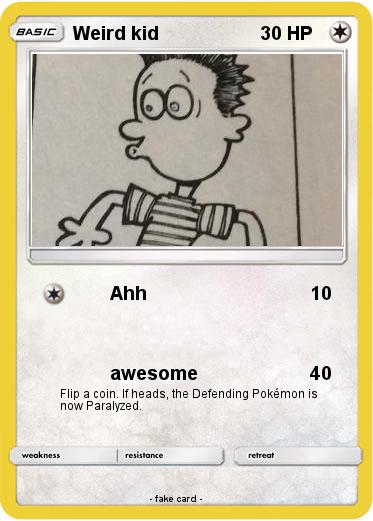 Pokemon Weird kid