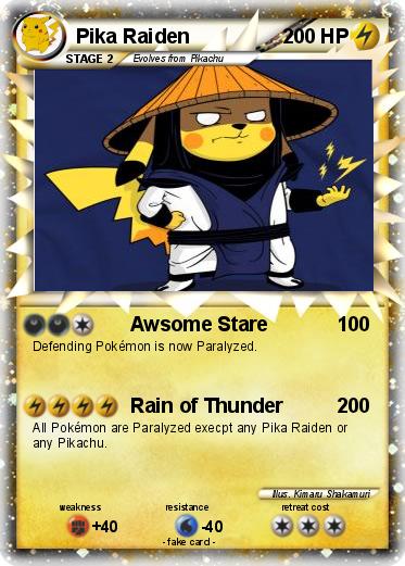 Pokemon Pika Raiden