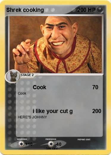 Pokemon Shrek cooking
