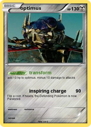 Pokemon optimus