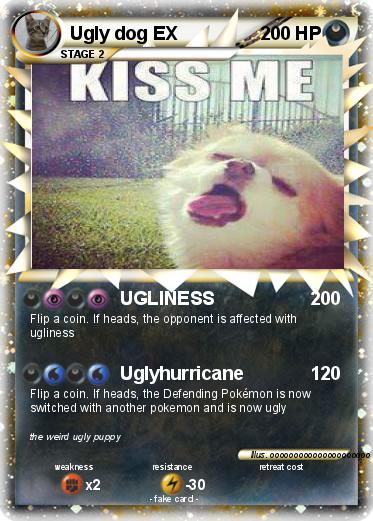 Pokemon Ugly dog EX