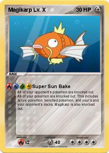 Pokemon Magikarp Lv. X