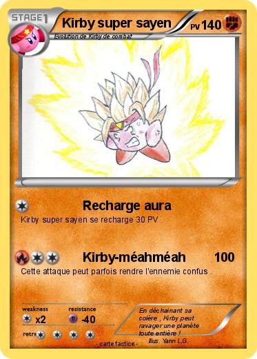Pokemon Kirby super sayen