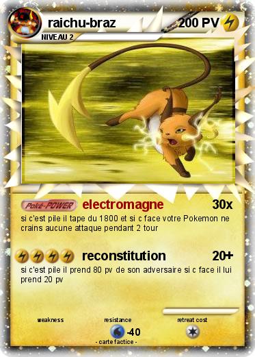 Pokemon raichu-braz