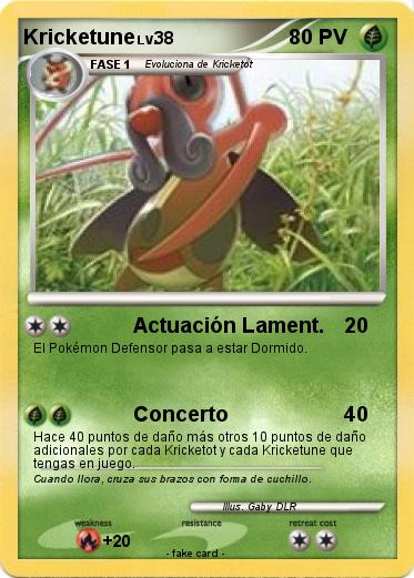 Pokemon Kricketune