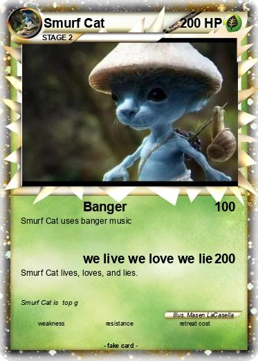 Pokemon Smurf Cat