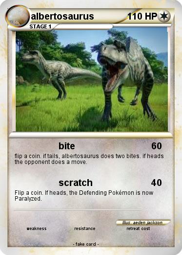 Pokemon albertosaurus