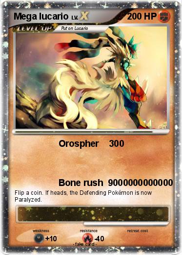 Pokemon Mega lucario