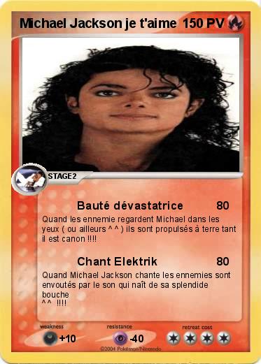 Pokemon Michael Jackson je t'aime