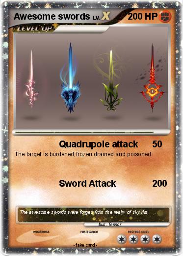 Pokemon Awesome swords
