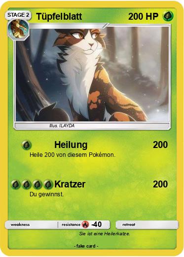 Pokemon Tüpfelblatt