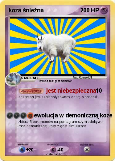 Pokemon koza śnieżna