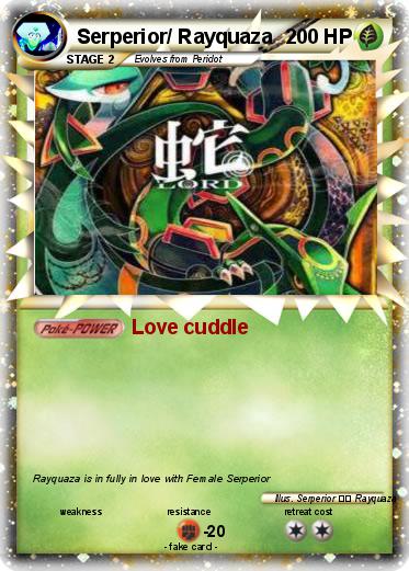 Pokemon Serperior/ Rayquaza