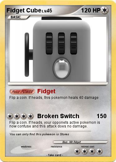 Pokemon Fidget Cube