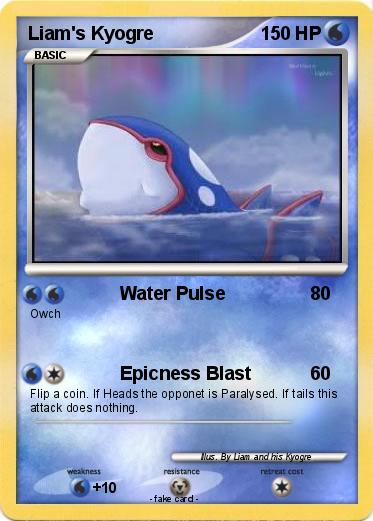 Pokemon Liam's Kyogre
