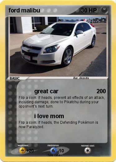 Pokemon ford malibu