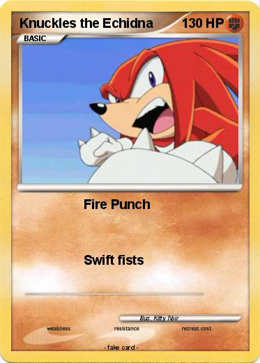 Pokemon Knuckles the Echidna