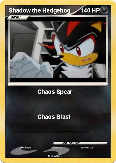 Pokemon Shadow the Hedgehog