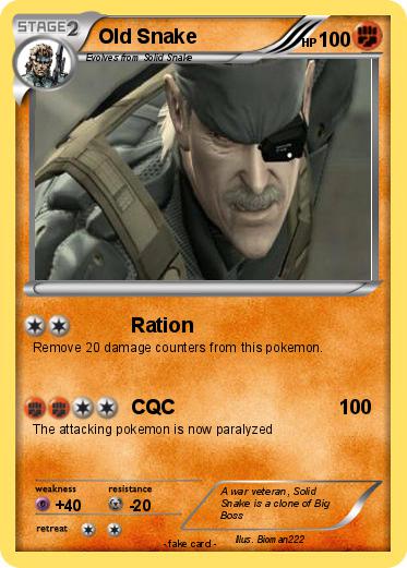 Pokemon Old Snake