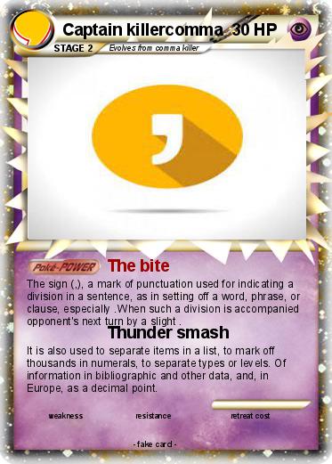 Pokemon Captain killercomma