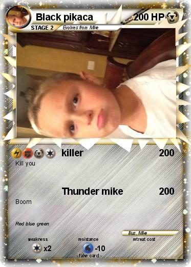 Pokemon Black pikaca