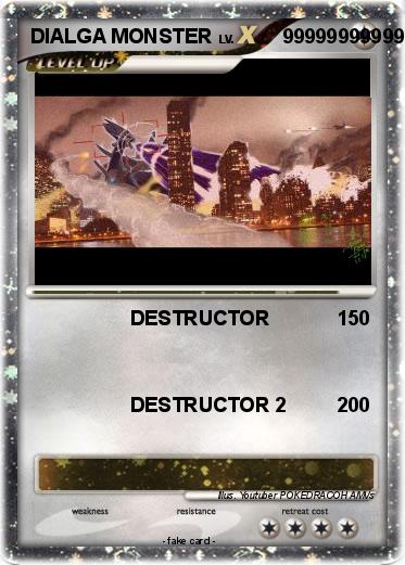 Pokemon DIALGA MONSTER