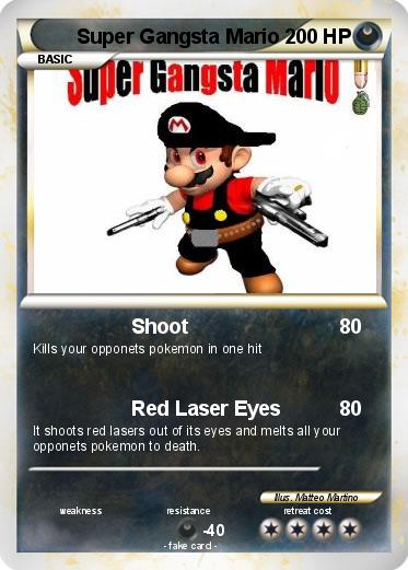 Pokemon Super Gangsta Mario