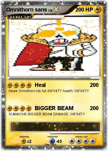 Pokemon Omnithorn sans