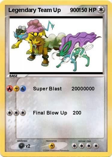 Pokemon Legendary Team Up      900
