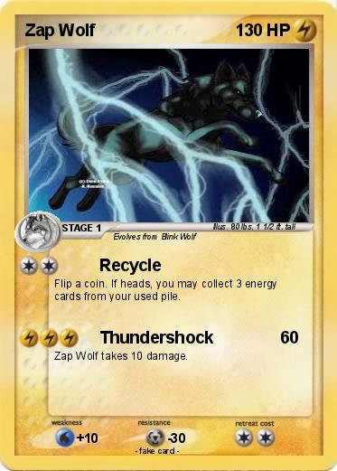 Pokemon Zap Wolf