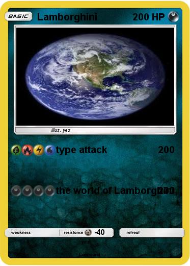 Pokemon Lamborghini