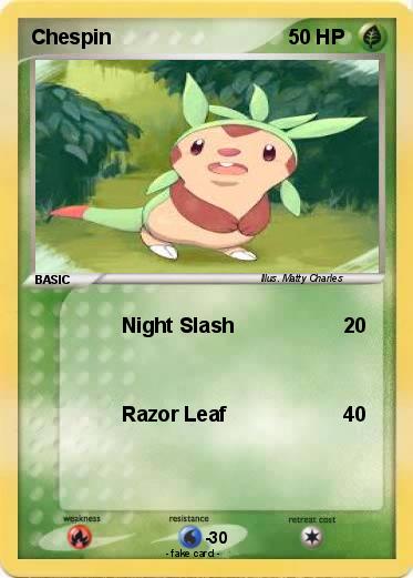 Pokemon Chespin