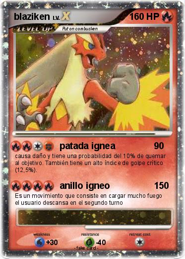 Pokemon blaziken