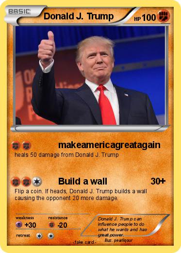 Pokemon Donald J. Trump