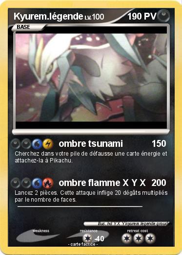 Pokemon Kyurem.légende