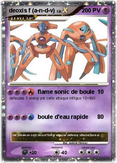 Pokemon deoxis f (a-n-d-v)