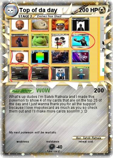 Pokemon Top of da day