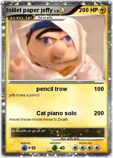 Pokemon tolilet paper jeffy
