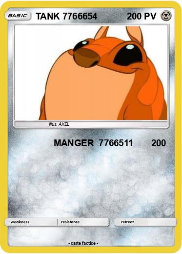 Pokemon TANK 7766654