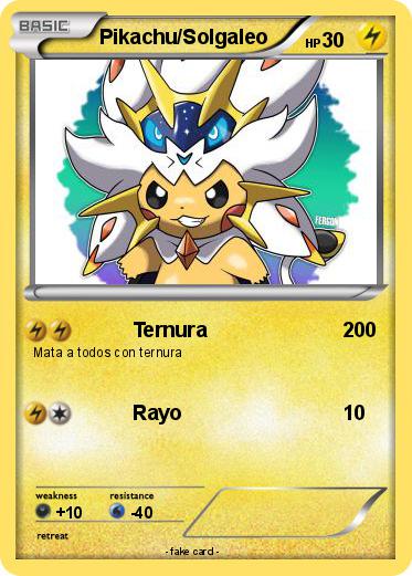 Pokemon Pikachu/Solgaleo