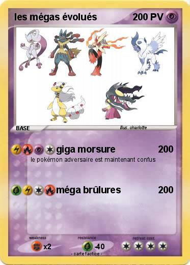 Pokemon les mégas évolués