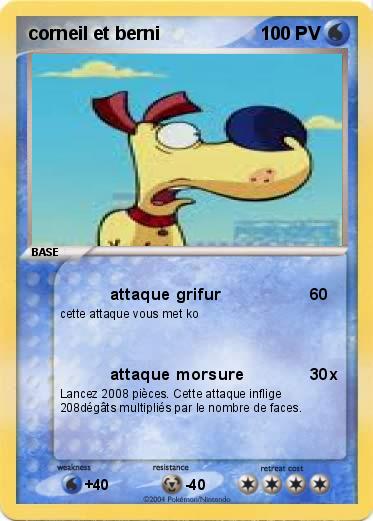 Pokemon corneil et berni
