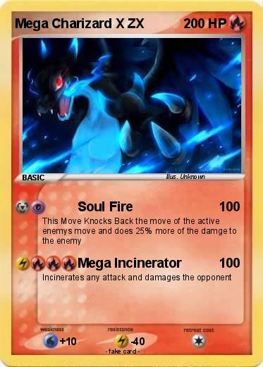 Pokemon Mega Charizard X ZX