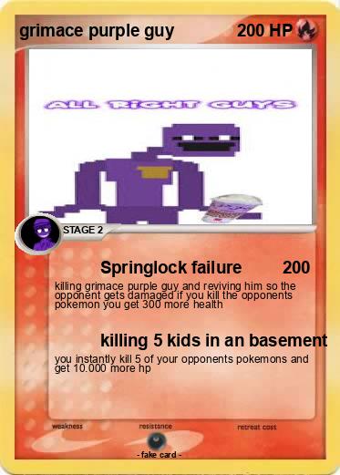 Pokemon grimace purple guy