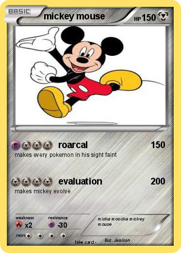 Pokemon mickey mouse