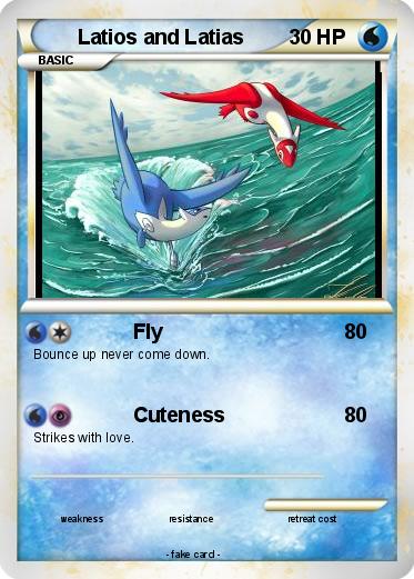 Pokemon Latios and Latias